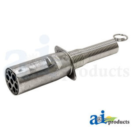 A & I PRODUCTS Plug, Implement Lights, 7 Pin (North America) 4.2" x1.5" x1.5" A-5407P